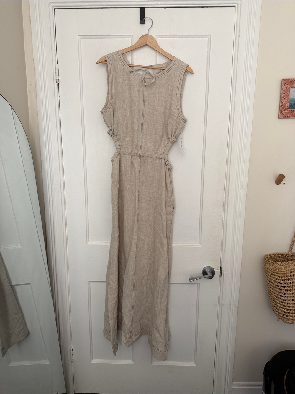 Modern Sunday Linen Maxi Dress